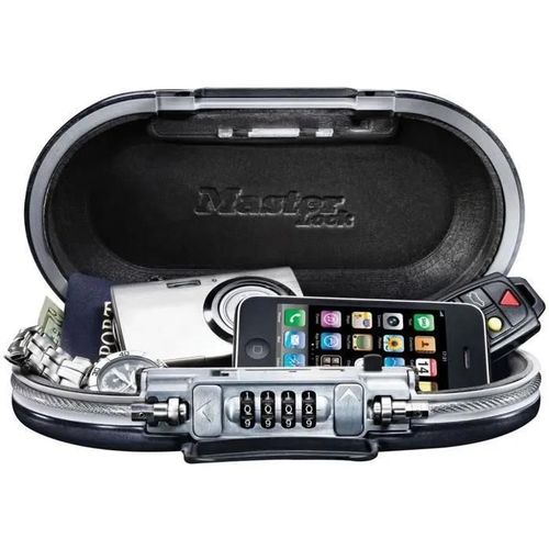 Mini-Coffre Nomade à Combinaison MASTER LOCK Noir