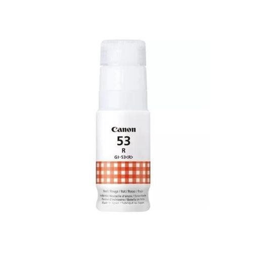 Bouteille d'encre Canon GI-53R - Rouge - Compatibilité PIXMA G650 et G550 - (4717C001)