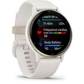 Montre connectée GPS GARMIN Vivoactive 5 - Ivoire avec bracelet