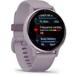 Montre Connectée Gps Garmin Vivoactive 5 - Metallic Orchid Avec Bracelet Violet