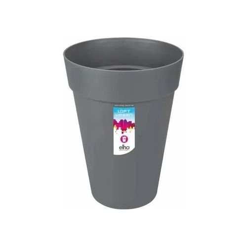 Pot De Fleur Rond Loft Urban High Ø 42 X H.56 Cm - Anthracite