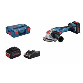 Bosch Professional Meuleuse angulaire sans-fil BITURBO avec X-LOCK GWX 18V-15 C, 2 Batteries 5.5Ah, Chargeur - 06019H6402