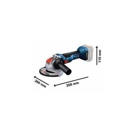 Bosch Professional Meuleuse angulaire sans fil GWX 18V-10 avec X-LOCK, sans batterie et chargeur, carton - 06017B0100