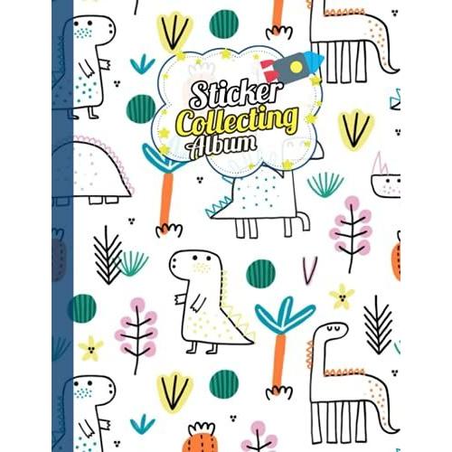 Sticker Album: Crocodiles Theme Softcover, Blank Sticker Album, Sticker Album For Collecting Stickers For Adults And Boys, For Crocodiles Lovers.