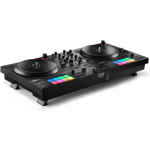 Hercules DJControl Inpulse T7 Contrôleur DJ motorisé noir avec deux platines
