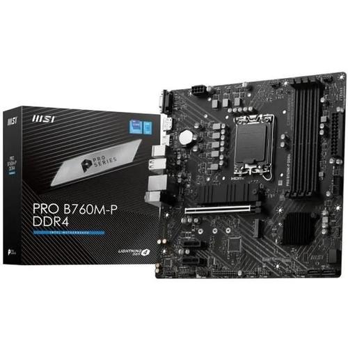 Carte mère MSI PRO B760M-P DDR4 Intel B760 LGA 1700