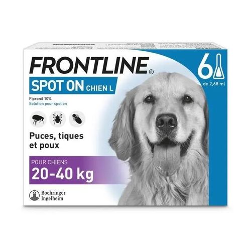Solution Spot-On L Chien 6 Pip. - Frontline