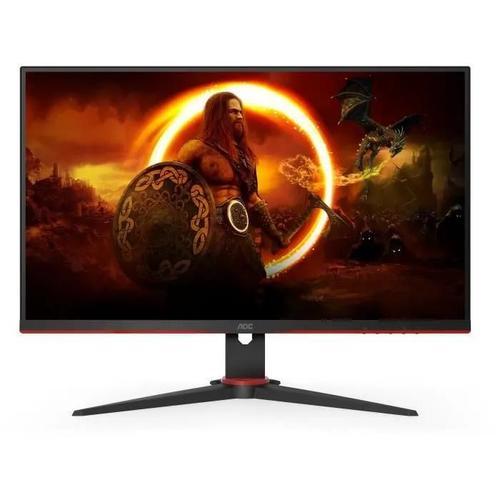 AOC Gaming 27G2SPAE/BK - G2 Series - écran LED - jeux - 27" - 1920 x 1080 Full HD (1080p) @ 165 Hz - IPS - 250 cd/m² - 1000:1 - 1 ms - 2xHDMI, VGA, DisplayPort - haut-parleurs - noir, rouge