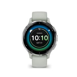 Garmin Venu 3s, Silver Avec Bracelet Vert Sauge