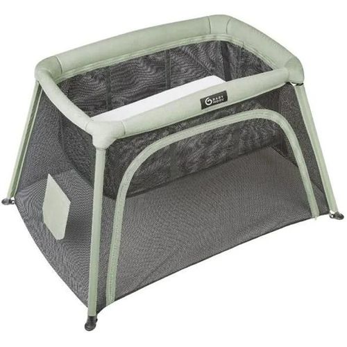 Lit Parapluie Moov & Comfy Avec Berceau Intégré Vert De Babymoov