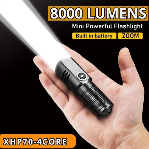Lampe de poche LED aste pour la chasse, lampe à main la plus