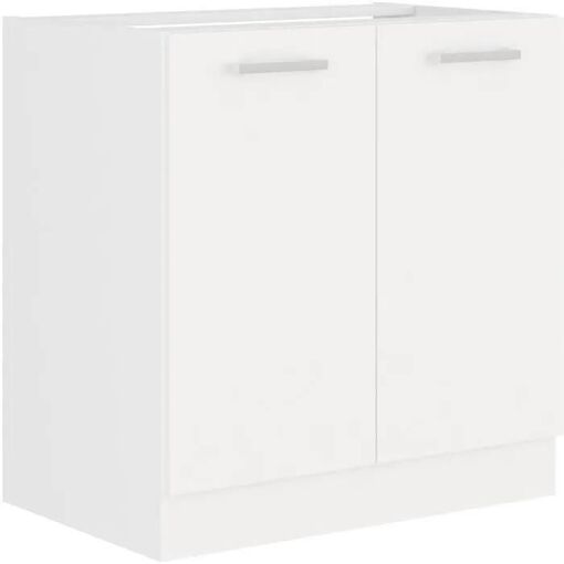 ATLAS Meuble sous-&eacute;vier 2 portes - L 80 x H 82 x P52 