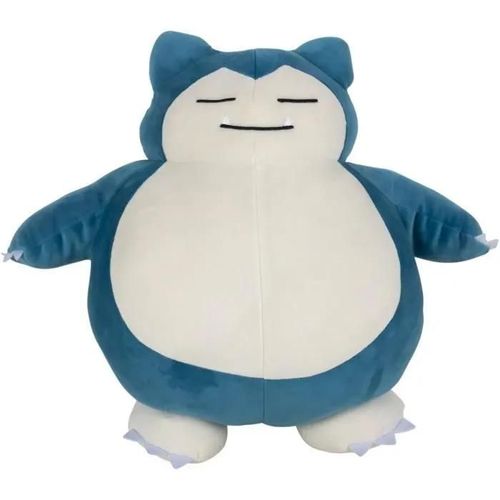 Peluche - Bandai - Pokémon Ronflex (Snorlax) - 40 Cm. Douce Et Moelleuse
