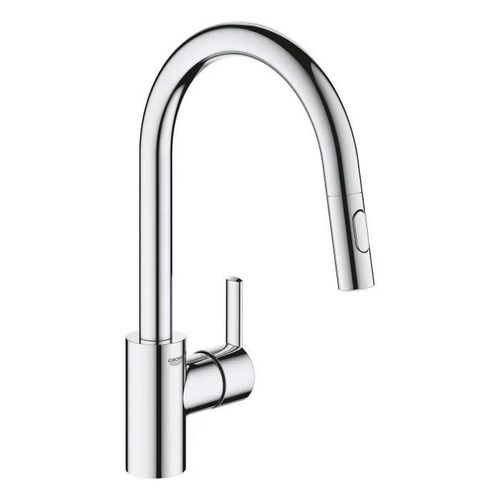 Mitigeur évier FEEL GROHE 31486001 bec col de cygne - mousseur extractible - chrome