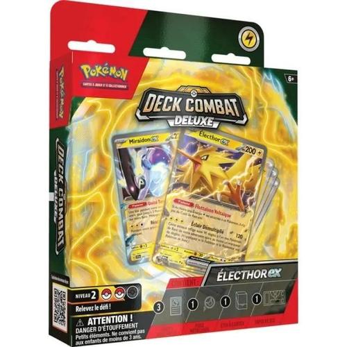 Pokémon Jcc - Deck De Combat Deluxe Feunard-Ex Ou Électhor-Ex (1x Deck Aléatoire)