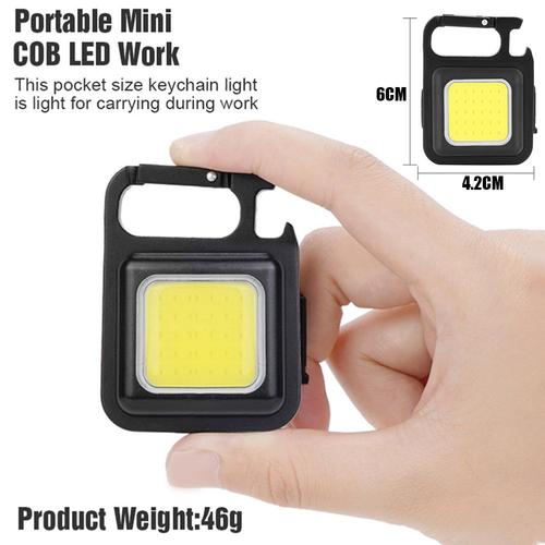 Mini Led Pocket Lampe de poche USB Rechargeable Portable Torche