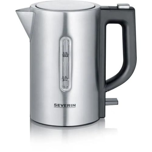 SEVERIN WK 3647 Mini Travel - Bouilloire - 0.5 litres - 1.1 kWatt - noir/inox brossé