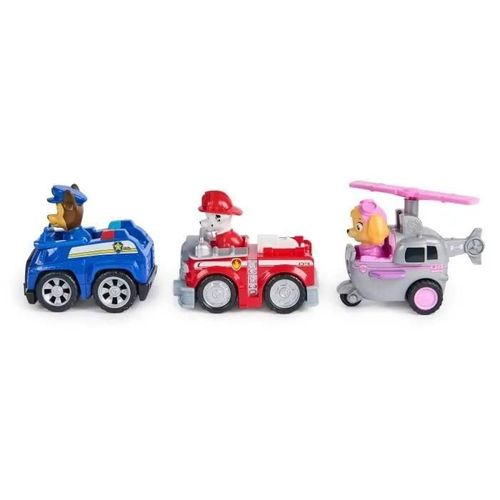 La Pat' Patrouille Pack De 3 Vehicules Retro Friction La Pat' Patrouille