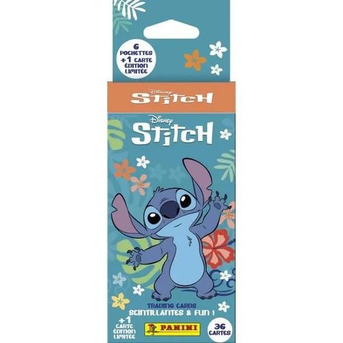 Stickers Stitch Tc Blister 6 Pochettes + 1 Carte Édition Limitée