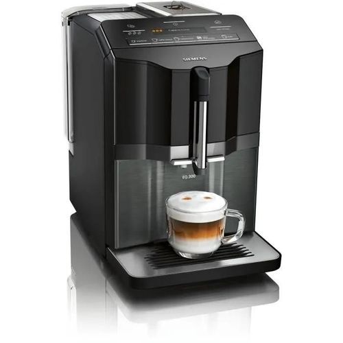 Siemens EQ.300 TI355209RW - Machine à café automatique avec mousseur à lait - 15 bar - noir