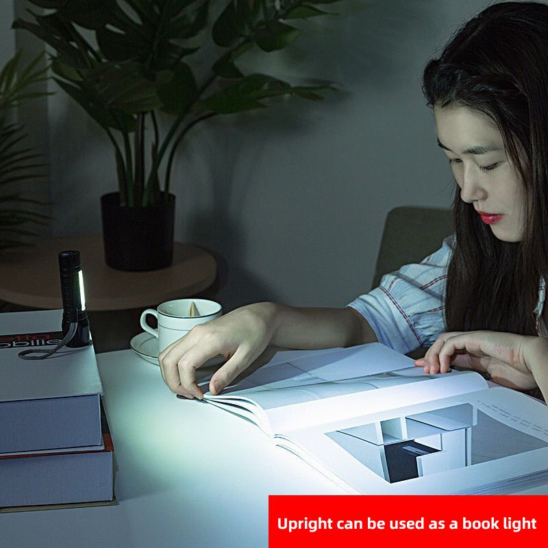 Lampe de poche Portable Rechargeable par Usb, Mini lanterne, Zoom, lumiere  de travail, Q5 T6 L2