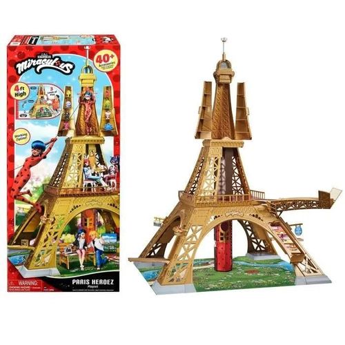Playset Deluxe Paris - Bandai - Miraculous - Plus De 1,20 M Avec Accessoires