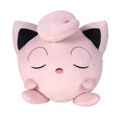 Peluche - Bandai - Pokémon Rondoudou (Jigglypuff) - 40 Cm. Douce Et Moelleuse