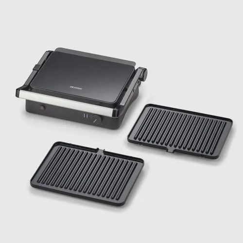 SEVERIN KG 2398 - Gril -électrique - 1350 cm ² - noir / argent
