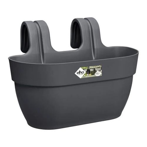Balconnière En Plastique Elho Vibia Campana Easy Hanger Medium Anthracite - 36 X 24 X 26,5 Cm
