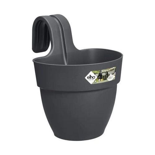 Balconnière En Plastique Elho Vibia Campana Easy Hanger Small Anthracite - Ø 24 Cm