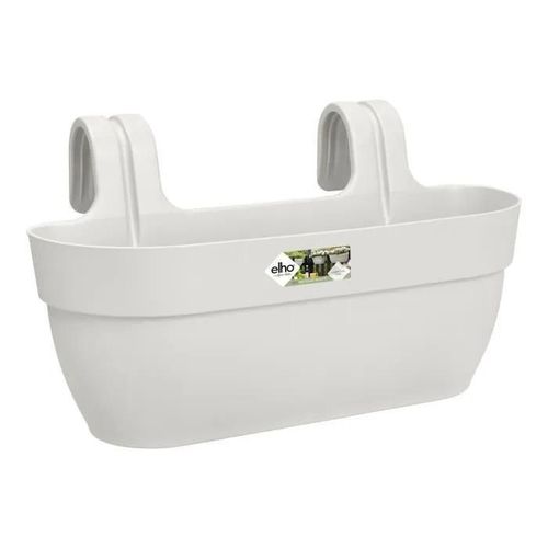 Balconnière En Plastique Elho Vibia Campana Easy Hanger Large Blanc Soie - 46 X 24 X 26,5 Cm