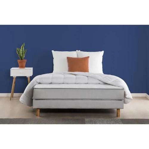 Zen Pack Prêt À Dormir - Matelas + Sommier 160x200 + Couette + 2 Oreillers