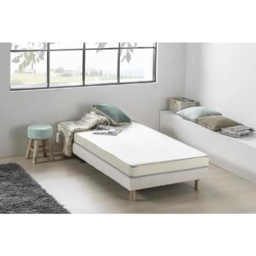 Matelas Mousse 90 X 200 - Confort Ferme - Epaisseur 12 Cm - Livré Roulé - Deko Dream Kietoa