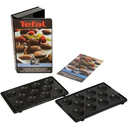 TEFAL Snack Collection - Lot de 2 Plaques Mini Bouchées - Antiadhésif - Compatible Lave-vaisselle - XA801212