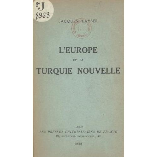 L'europe Et La Turquie Nouvelle