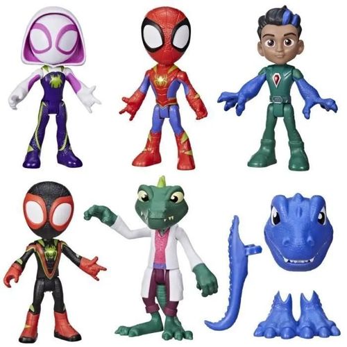 Spidey Et Ses Amis Extraordinaires Dino-Webs Coffret Héros Dinosaures Et Lizard