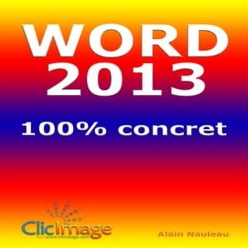 Word 2013 100% Concret
