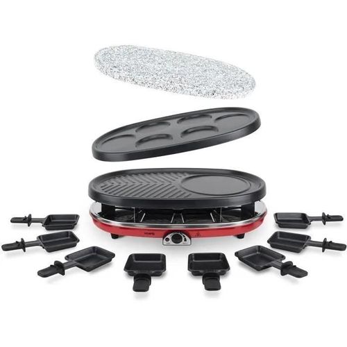 H.Koenig RP418 - Raclette/grill/crêpière/pierre à cuire - 1.5 kWatt