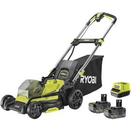 Tondeuse poussée RYOBI 18V Brushless - coupe 40cm - 2 batteries 4,0Ah - 1 chargeur rapide - RY18LMX40C-240