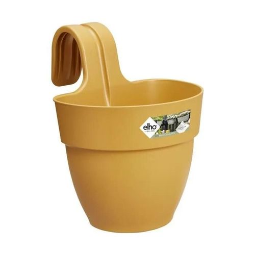 Balconnière En Plastique Elho Vibia Campana Easy Hanger Small Jaune Miel - Ø 24 Cm