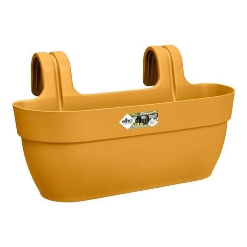 Balconnière En Plastique Elho Vibia Campana Easy Hanger Large Jaune Miel - 46 X 24 X 26,5 Cm