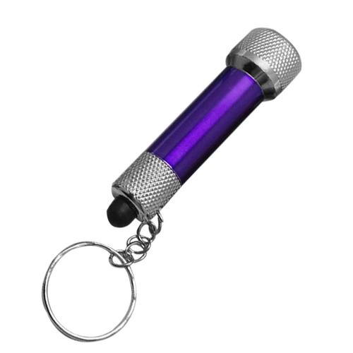 Mini lampe de poche LED portable avec porte cles, torche de poche