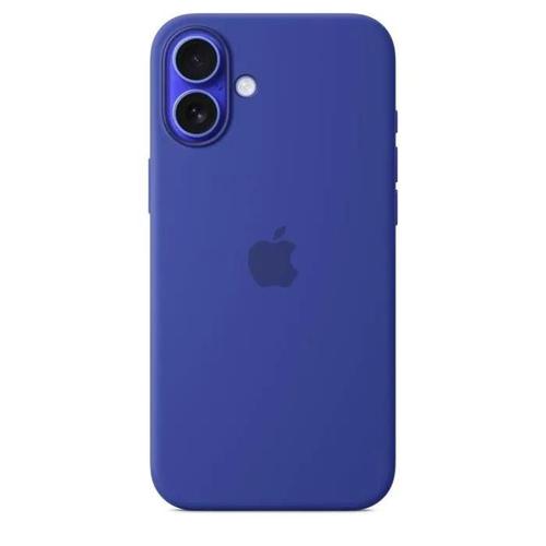 Apple - Coque De Protection Pour Téléphone Portable - Compatibilité Avec Magsafe - Silicone - Bleu D'outremer - Pour Iphone 16 Plus