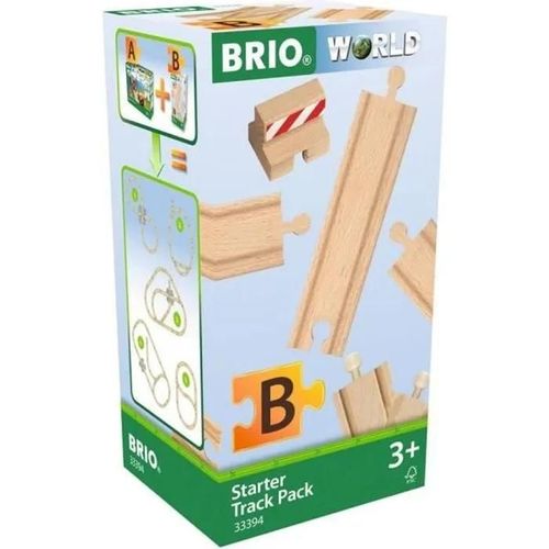 Bri Train Coffret De Démarrage - 13 Rails - Pack B