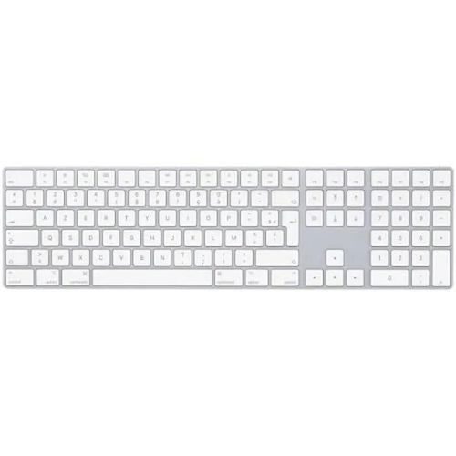 Apple Magic Keyboard with Numeric Keypad - Clavier - sans fil - Bluetooth - AZERTY - Français - argent