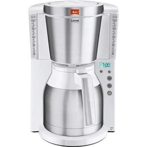 Melitta Look Therm Timer - Cafetière - 15 tasses - blanc