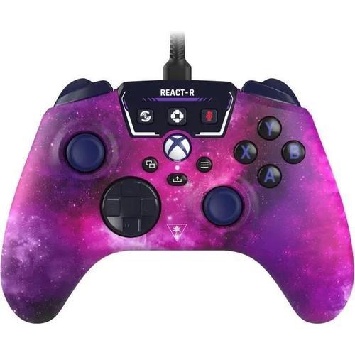 Turtle Beach React-R Controller Nebula Manette Filaire Pour Xbox Series X|S, Xbox One And Pc