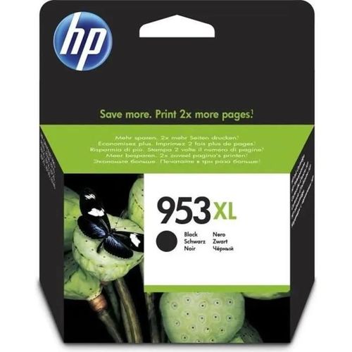 HP 953XL - 42.5 ml - à rendement élevé - noir - originale - cartouche d'encre - pour Officejet Pro 7740, 8218, 8710, 8715, 8720, 8725, 8730, 8740, 8745