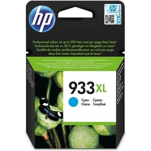 HP 933XL - À rendement élevé - cyan - originale - cartouche d'encre - pour Officejet 6100, 6600 H711a, 6700, 7110, 7510, 7612