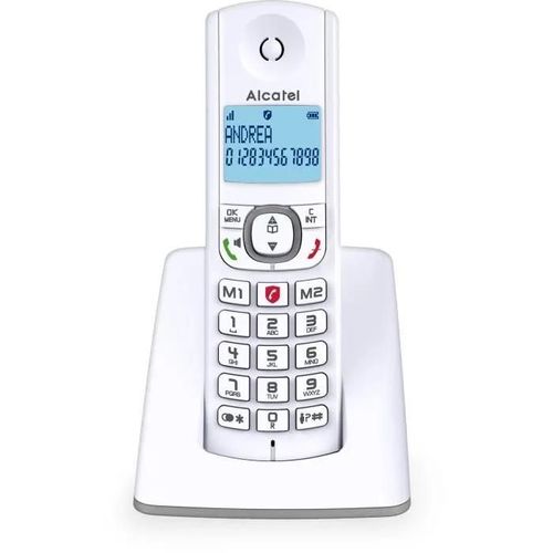 Alcatel Classic F530 - Téléphone sans fil avec ID d'appelant - DECT - (conférence) à trois capacité d'appel - gris